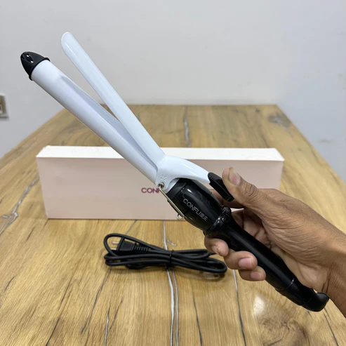 1-45.webp CONFU Curling Iron KF-482 | Professional Ceramic Coated Curling Iron - Image 2