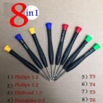 8 in 1 Screwdriver Set for mobile laptops and tablets repairing SH-6308A  (random color) - Image 4