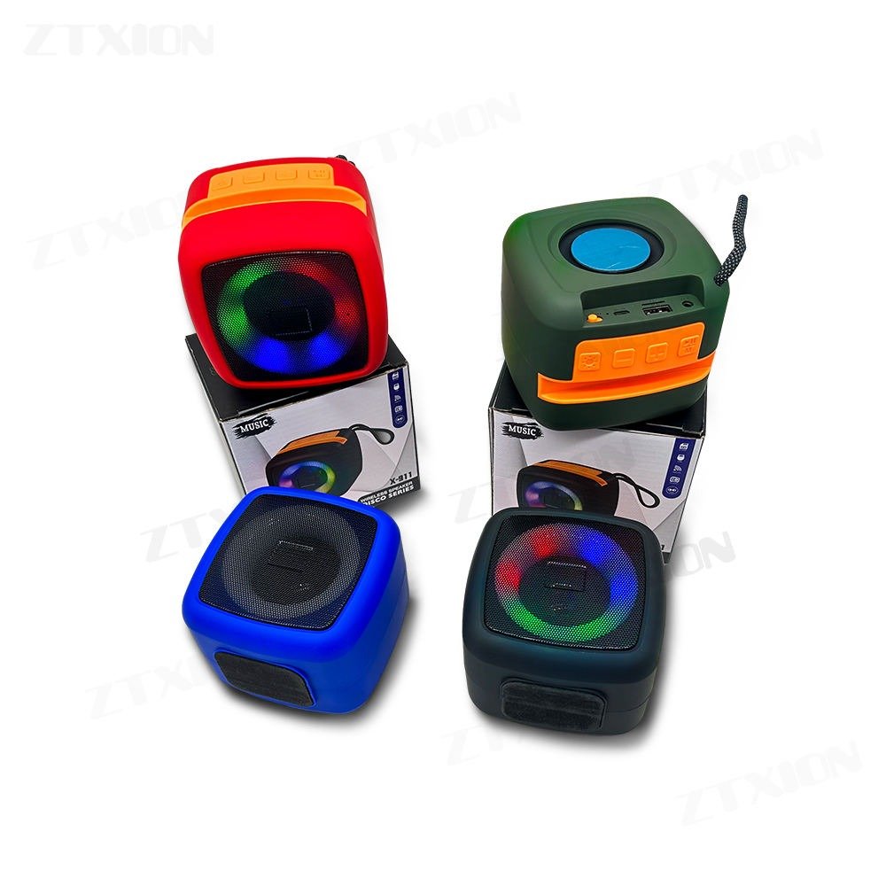 1b4606bdba9b488d91a833f91de7454e.jpg X-911 Wireless Portable Rechargeable Mini Blutooth Speaker With LED Lights And Best For Indoor, Outdoors (Random Color) - Image 3