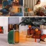 Zodiac Dragon Mini Portable Electric Desk Air Heater for Room, Small Tabletop Fan - 800W (Random color) - Image 4