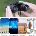 30x60 Compact Folding Binoculars, Folding Telescope With Clean Cloth and Carry Case for Kids, Adults, Outdoor, Travel, Birding, Birdwatching, Hiking, Sightseeing - Image 3