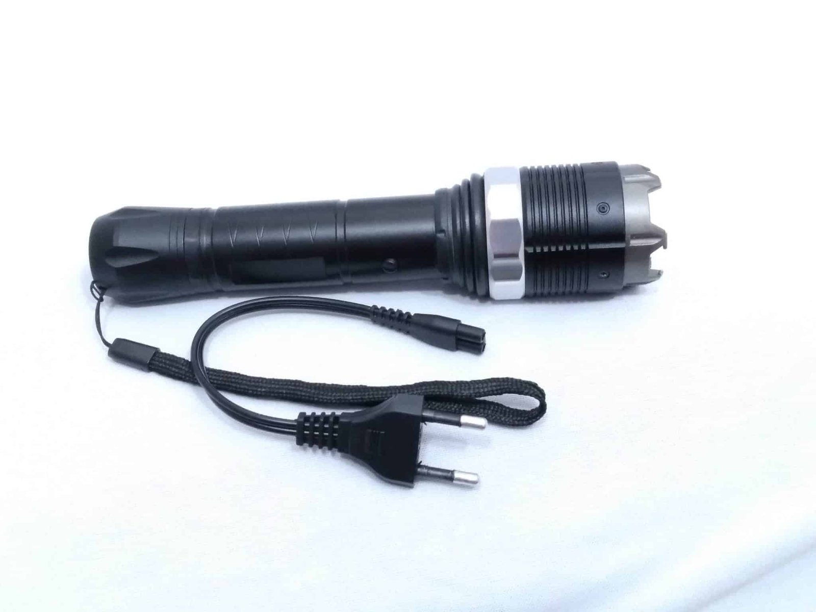 20210817_105737_1-scaled-1.jpg 8810 Flashlight Multifunctional Dimming Light Flashlight Rechargeable Self Defense Flashlight - Image 5