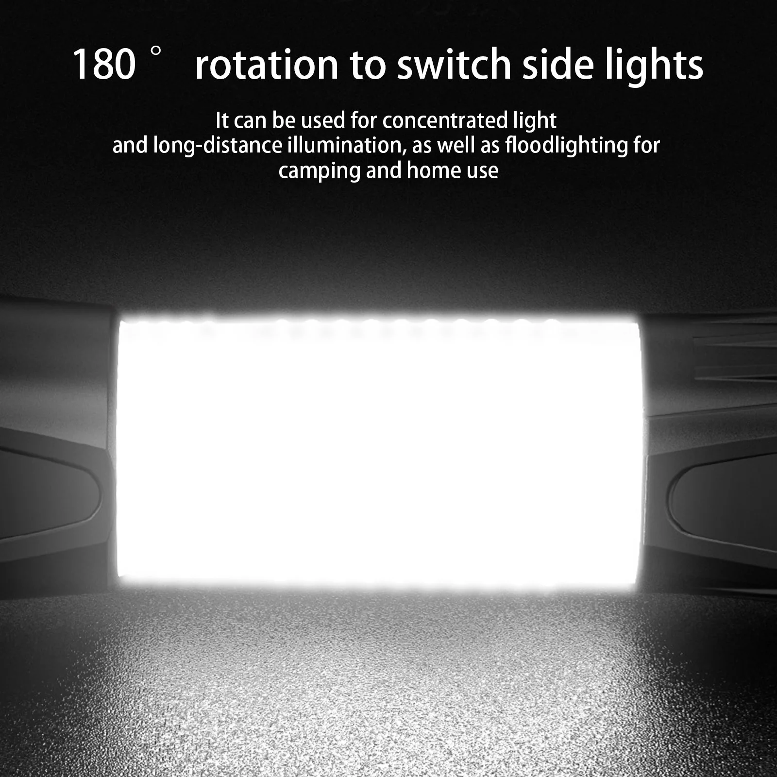 20c2217b-408b-4c5a-a7bf-4d272453ce30.98d8d34c459c7ba05bd445fc304d0a65.webp 360 Degree Rotating Flashlight Outdoor Led Flashlight Rechargeable Torch for Camping Outdoor Emergency Use - Image 1