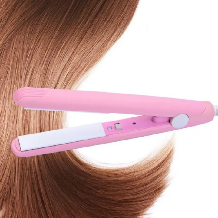 37f575ee46ce7cc8e9dc0c3004d9a49b.jpg_720x720.jpg_.webp Mini Portable Hair Straightner (random color) - Image 2