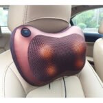 Car Head Massage Pillow Relax Vibrator Electric Shoulder Back Heating Kneading Infrared therapy shiatsu Neck Massager