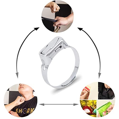 41oTvY1qXnL._UL500_.jpg Adjustable Self Defense Ring - Self Defense Ring Knife - Hidden Blade Emergency Protection Tool for Men & Women - Image 3