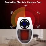 Portable Electric Heater Fan Heater Electric Ceramic Fan Energy-Saving Heater Safe Quiet Heating Fan room for Winter. - Image 3