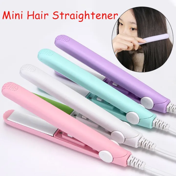 4552b919b9f6e016757c09c5fe69f048.jpg_720x720.jpg_.webp Mini Portable Hair Straightner (random color) - Image 1