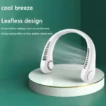 vaneless Hanging Neck Fan | portable rechargeable fan bladeless neck fan (random color) - Image 2