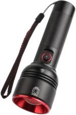 CB2208 Aluminium Alloy Flashlight 1000w Wick with 26650 Battery– Strong, Durable Light with Low Battery Alert & Power Indicator - Image 2