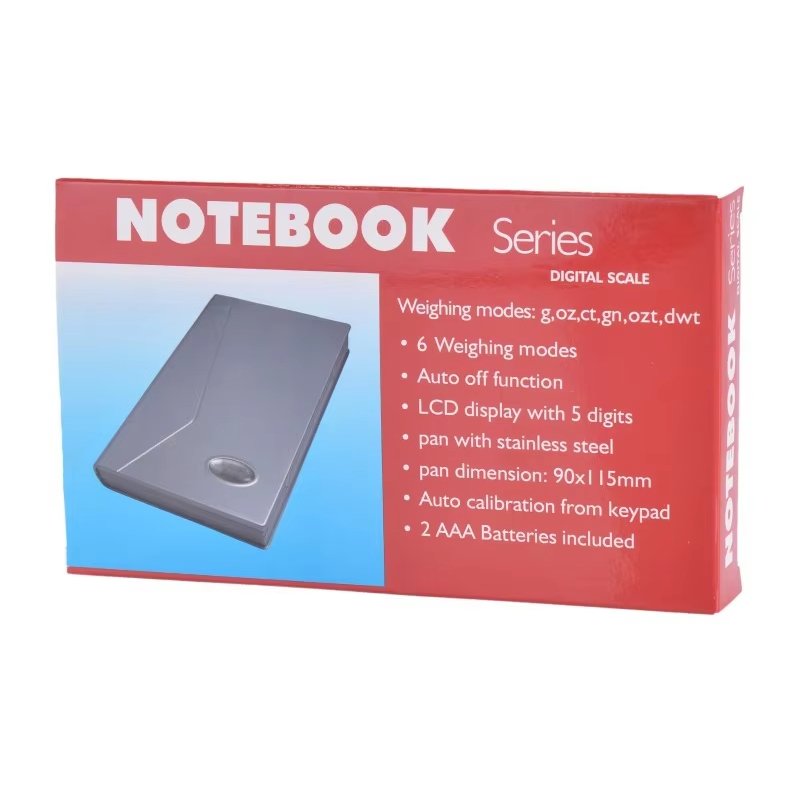 6.jpeg Note Book Style Portable Electronic Digital Kitchen Baking Carat Jewelry Weight Measuring Scale - Image 1