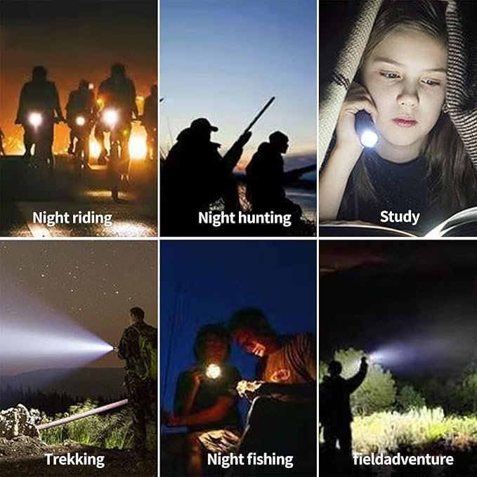 61IxqnPNI4L._AC_SX679_-1.jpg K31 USB Rechargeable LED Flash Light Flashlight - Image 1