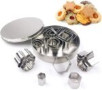 12-Piece Stainless Steel Cookie Cutter Set – 4 Assorted Shapes for Baking, Pastry, and Crafts - Image 3
