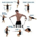 11 Piece Power Resistance Band Set Strength Training Yoga Sports Fitness Band Equipment for Men and Women