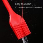 01 Piece Food Grade Kitchen Household Oil Heat Resistant Silicone Brush, Brush For Perfect Apply Baking, Cooking, BBQ Basting Baking Cooking Bbq Grill Spread Oil Butter Sauce ( Random Color ) - Image 5