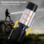 Stainless Steel LED Mini Usb Torch, Mini Pocket Flashlight - White - Image 2