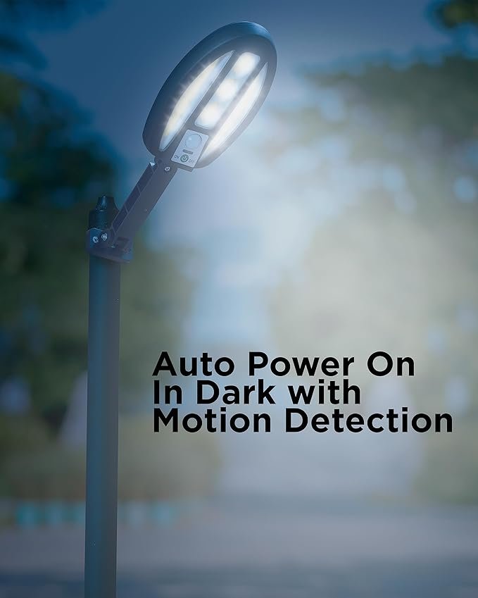 71FY94W0zGL._SX679_.jpg COB SOLAR SENSOR STREET LAMP for Outdoor Home & Garden - Image 2