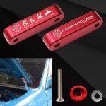 Car Hood Spacer Riser Kit | Vehicle Hood Bonnet Vent Space Modification Kit, Aluminium Alloy Billet - Image 3