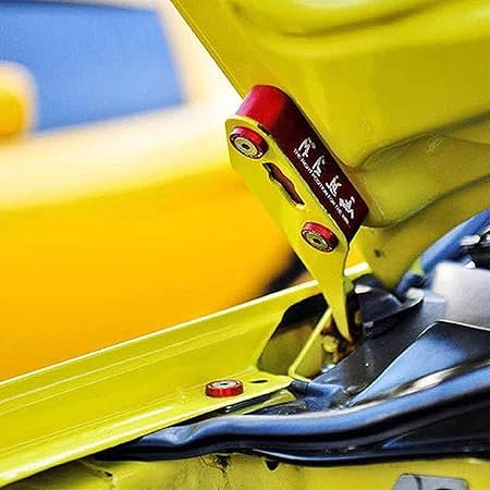 71RmRNgevvL._AC_SY450_.jpg Car Hood Spacer Riser Kit | Vehicle Hood Bonnet Vent Space Modification Kit, Aluminium Alloy Billet - Image 4