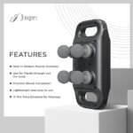 Blue idea Deep Tissue Massage Gun with 4 Heads - Muscle Massager for Back, Neck, and Body Pain Relief Rechargeable - BLD-330 - Image 5