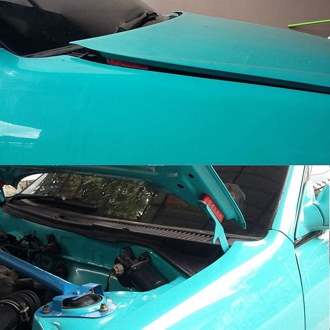 71ayrhuQa6S._AC_SX679_.jpg Car Hood Spacer Riser Kit | Vehicle Hood Bonnet Vent Space Modification Kit, Aluminium Alloy Billet - Image 1