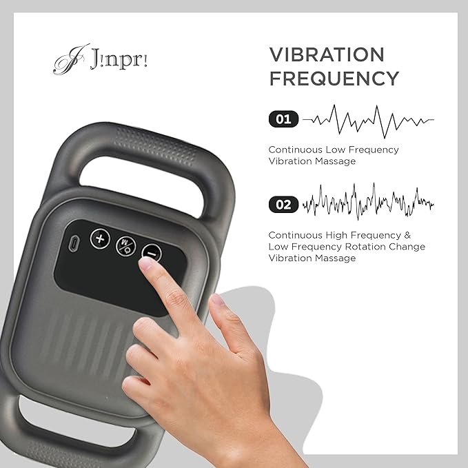 71bT3W1TZpL._AC_SX679_.jpg Blue idea Deep Tissue Massage Gun with 4 Heads - Muscle Massager for Back, Neck, and Body Pain Relief Rechargeable - BLD-330 - Image 4