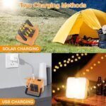 Small Solar-Powered LED Camping & Outdoor Lantern With Super Long Endurance, Suitable For Tent And Emergency Use, Can Be Charged And Hung Up (Random color)