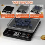 Precise Escort Digital Kitchen Scale with LCD Display - GL-01 - Image 4