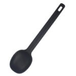 1 Piece Serving Spoon Long Handle Silicone Stirring Spoon High Temperature Resistant Anti-scald Soup Spoon Large Size Seasoning Spoon Ice Cream Serving Spoon - Long Handle Silicone Stirring Spoon ( Random Color ) - Image 3