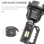 CB T-200 Сова USB Rechargeable Portable Torch/Emergency Light /Compact and Versatile Lighting Solution - Image 5