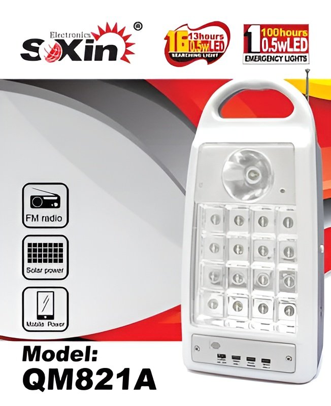 Multifunction-Rechargeable-Emergency-Light-with-FM-Radio-Charge-by-Solar-QM821A-1.jpg Multifunction Rechargeable Emergency Light (QM821A)  (Random color) - Image 3