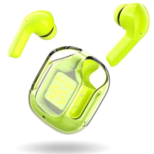 S404a4d3177954e2983b57f250ad195f2l.jpg_640x640.jpg_-1.jpg Treqa BT35 Bluetooth Earbuds | Wireless Earphones | HiFi Stereo Headphone | Digital Display Charging Case (Random color) - Image 2