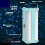 SOLAR RECHARGEABLE LANTERN Light BEST EMERGENCY Flash LIGHT FOR HOME & OUTDOOR - HG-1664 (random color) - Image 5