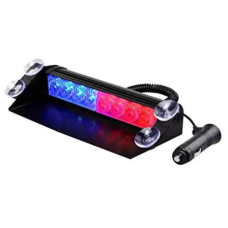 UTB8fmUOuYPJXKJkSafSq6yqUXXaE.webp Car LED Red Blue Windshield Dash Emergency Police Strobe Lights - Image 5