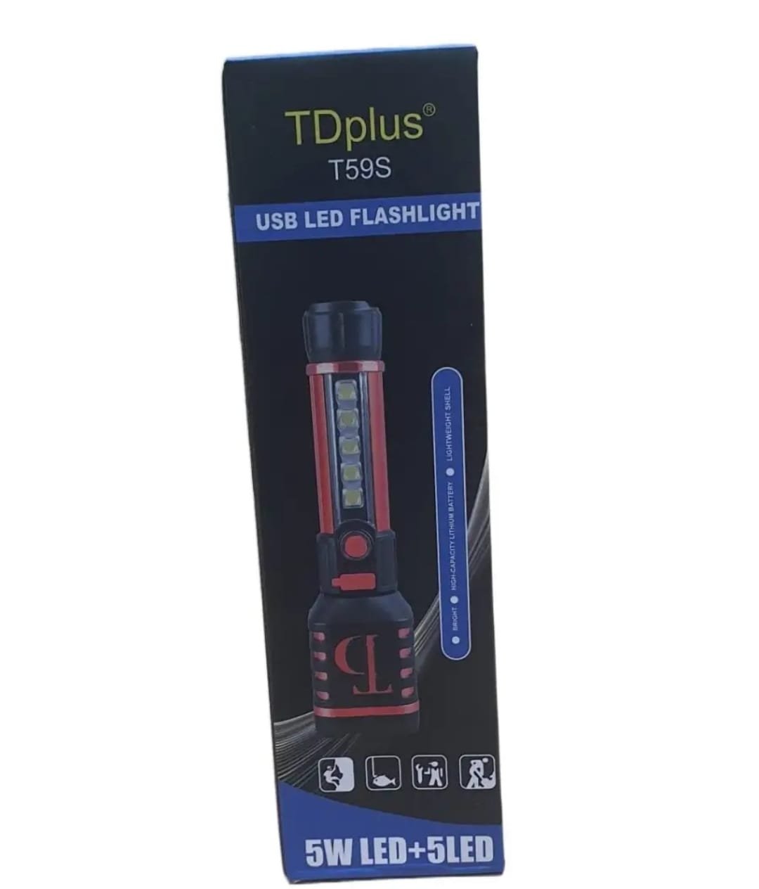 WhatsApp-Image-2024-10-16-at-12.59.00-PM.jpeg T59S Tdplus Super Bright Rechargeable Flashlight - Image 2
