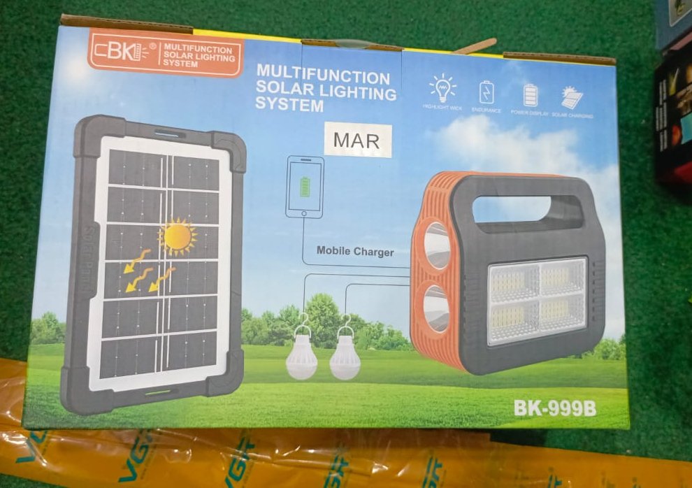 WhatsApp-Image-2024-10-23-at-12.00.03-PM.jpeg Solar Powered Light System Flashlight, Emergency Mobile Power Bank, Wireless Power Supply System for Travel Camping hiking (random color) - Image 4