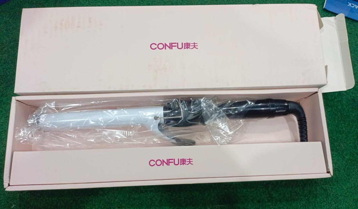 WhatsApp-Image-2024-11-14-at-11.46.56-AM.jpeg CONFU Curling Iron KF-482 | Professional Ceramic Coated Curling Iron - Image 3