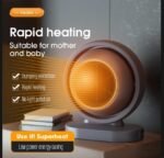 Mini Electric Heater Warmer Wind Portable 380w Heating Intelligent Air Fan Heater Desktop Blower (random color) - Image 3