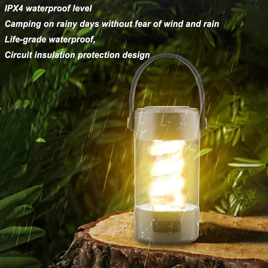 WhatsApp-Image-2024-12-19-at-2.18.42-PM-1.jpeg Wireless Speaker Lantern - Bluetoooth Camping RechargeableLight, Outdoor Stereo Lantern | Portable LED Lamp with Wireless Speaker, Waterproof Speaker with Built in Light for Camping Hiking Outdoors - Image 2