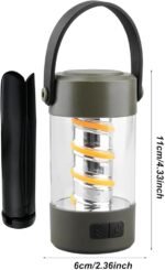 Wireless Speaker Lantern - Bluetoooth Camping RechargeableLight, Outdoor Stereo Lantern | Portable LED Lamp with Wireless Speaker, Waterproof Speaker with Built in Light for Camping Hiking Outdoors - Image 5