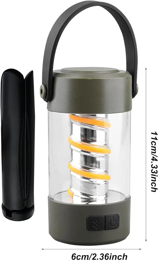 WhatsApp-Image-2024-12-19-at-2.19.02-PM.jpeg Wireless Speaker Lantern - Bluetoooth Camping RechargeableLight, Outdoor Stereo Lantern | Portable LED Lamp with Wireless Speaker, Waterproof Speaker with Built in Light for Camping Hiking Outdoors - Image 5