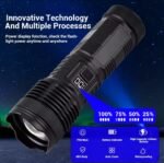 Most Powerful P50 FlashLight Flash light 5 Modes Usb Zoom Led Torch Built-in 18650 Battery Camping, Fishing - Image 2