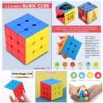 Rubic cube 3x3 for kids Magic Speed Square Cube Puzzle Toys High Quality With Box (Random color) - Image 4