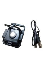 Rechargeable Key-Chain Mini Cob LED Flashlight | LED Flashlight Key-Chain With Bottle Opener ( Black Color ) - Image 3