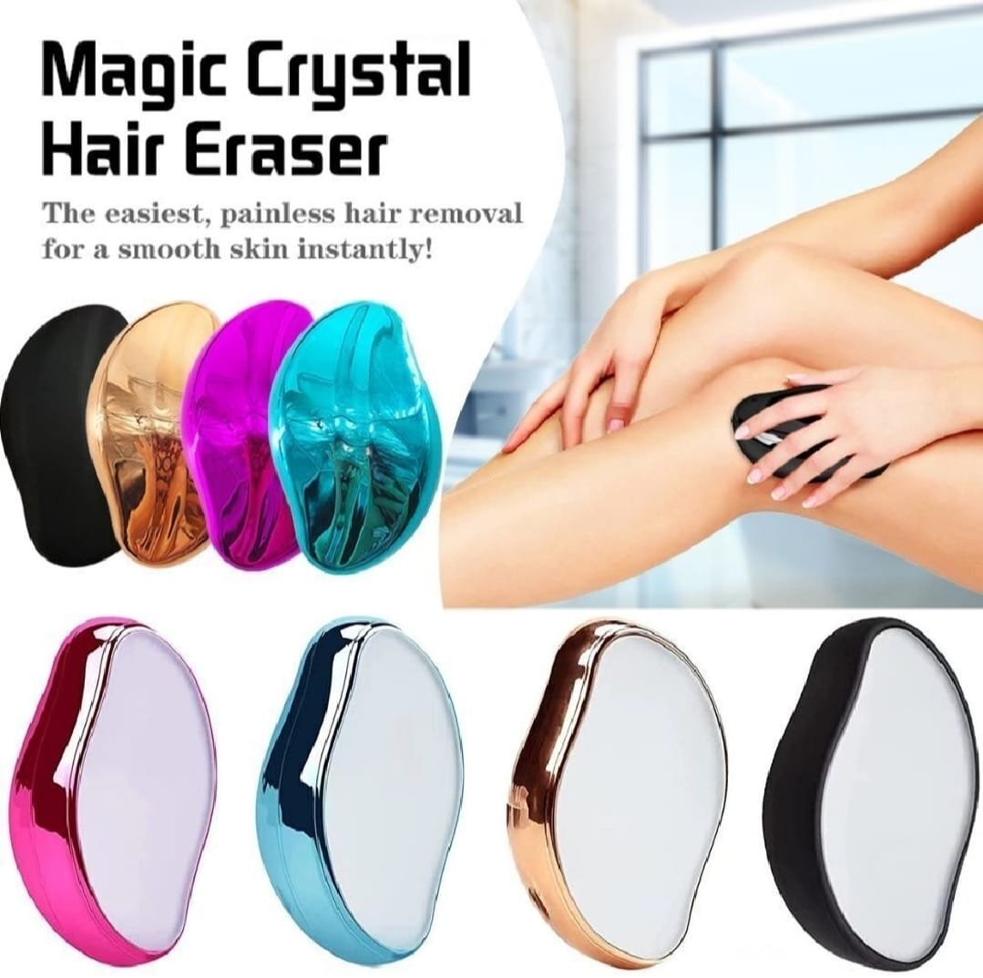 WhatsApp-Image-2025-01-30-at-11.42.49-AM-2.jpeg Hair Remover, Crystal Hair Eraser for Women Arms Legs Back Reusable & Washable Portable Manual Epilator Crystal Hair Removal Washable Portable Hair Removal Device Beauty Tool (Random color) - Image 3