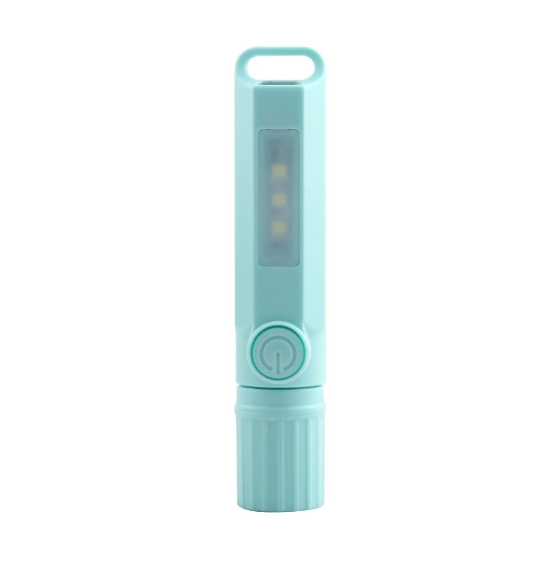 WhatsApp-Image-2025-02-05-at-9.43.01-AM.jpeg XJ-808 Multifunctional ABS LED Pocket Work Light New Design Portable USB Torch Flashlight Outdoor Emergency Camping Use EDC Flashlight ( Random Color ) - Image 3