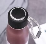 Stainless Steel Insulated Vacuum Water Bottle 550ml, Cola Shape, Leak Proof, with Strong Rope Cap | Hot & Cold Portable Thermos Water Bottle Thermo Mug Stainless Steel Vacuum Flask Mug Insulation Cup (Random Color) - Image 2