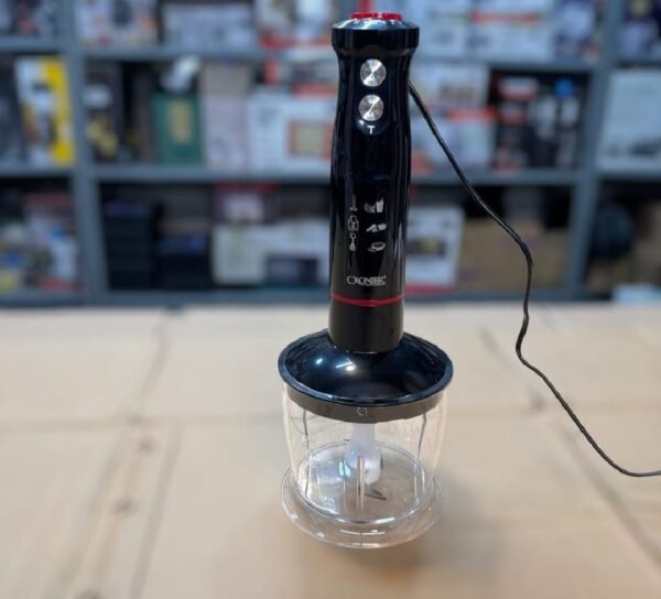 CRONIER Professional 4-in-1 Hand Blender Set | Chopper, Blender, Coffee & Egg Beater, Whisker | Best Quality Hand Blender Set CR-1115 Hand Blender