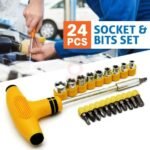 T-Bar Screwdriver Socket And Bits Set 24 Pcs - Image 4