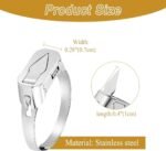 Adjustable Self Defense Ring - Self Defense Ring Knife - Hidden Blade Emergency Protection Tool for Men & Women